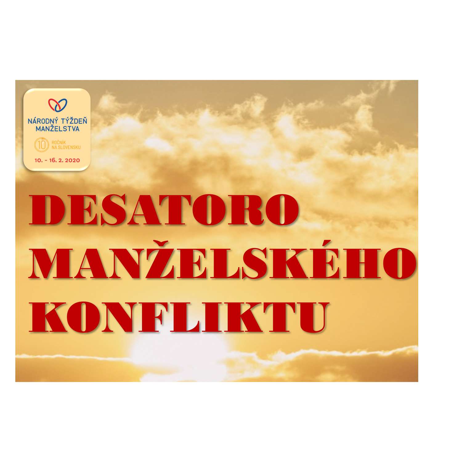 DESATORO MANŽELSKÉHO KONFLIKTU