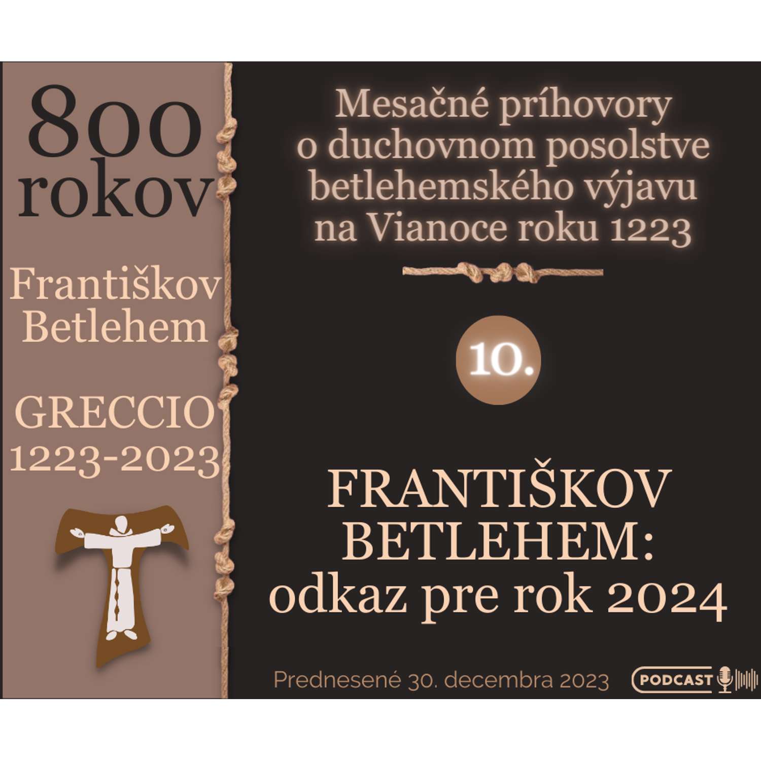 FRANTIŠKOV BETLEHEM: ODKAZ PRE ROK 2024