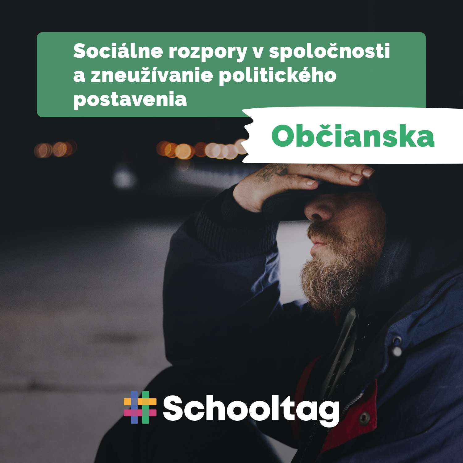 #Občianska: Sociálne rozpory v spoločnosti a zneužívanie politického postavenia | Politológia episode artwork
