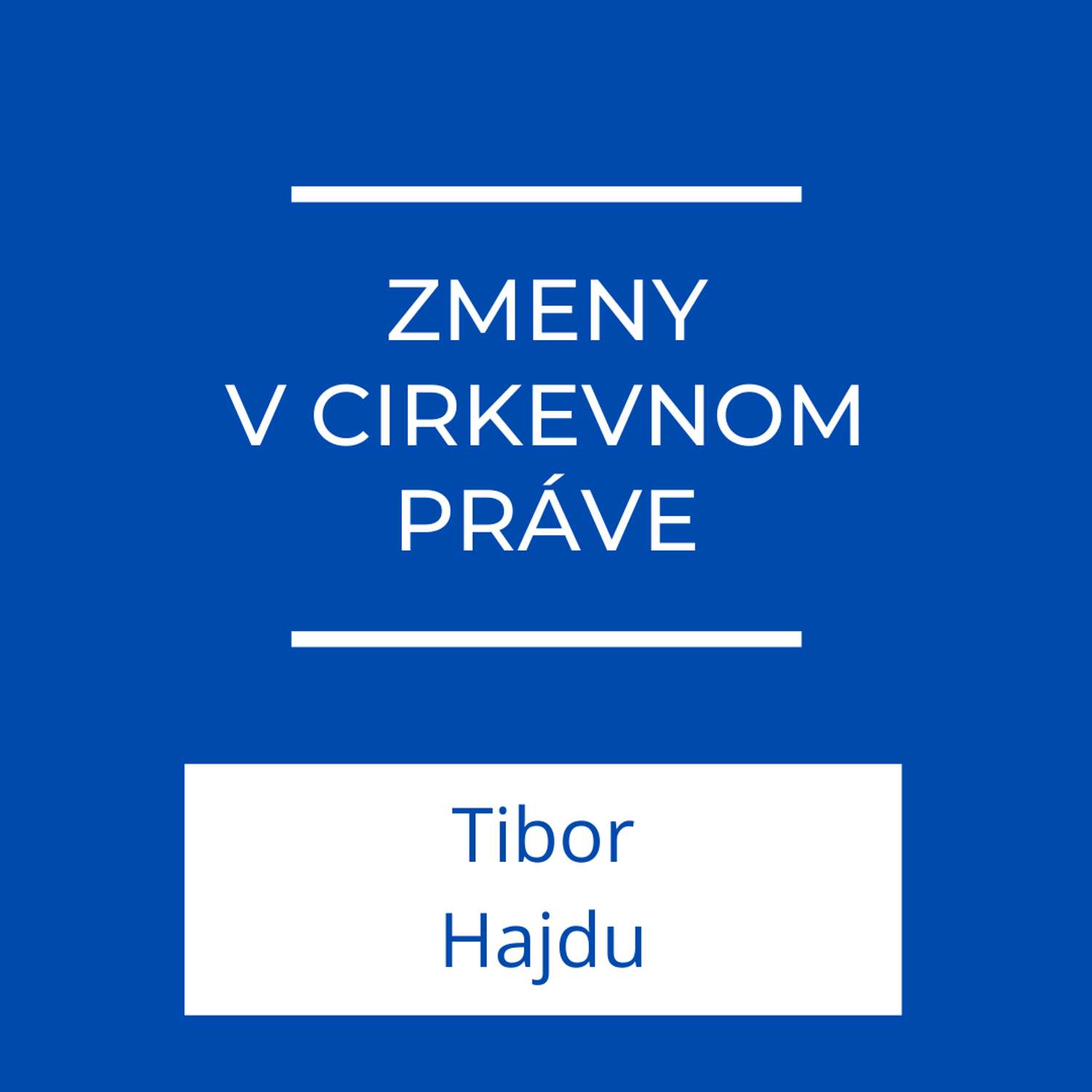 Zmeny v cirkevnom práve | Jeden na jedného