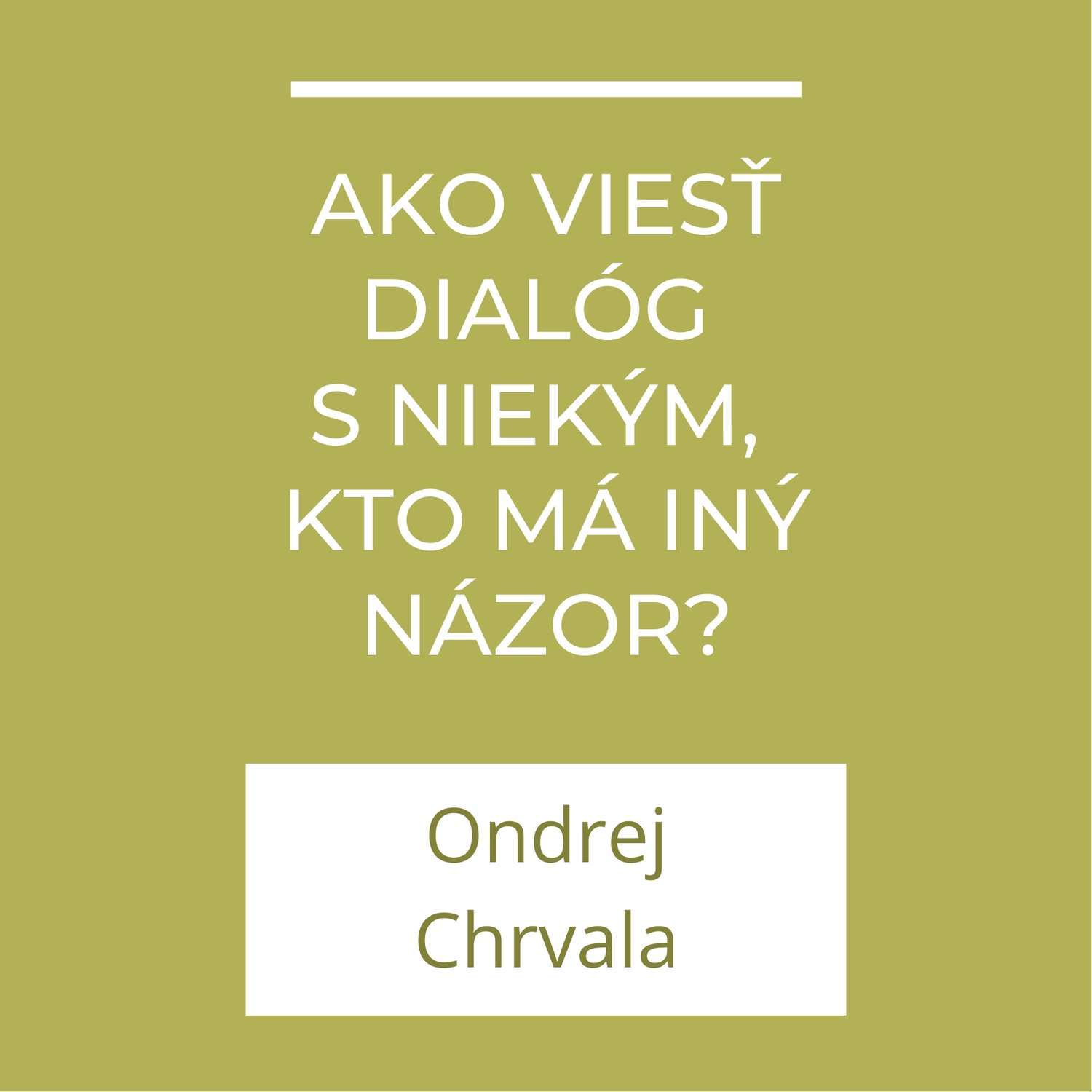 Ako viesť dialóg s niekým, kto má iný názor? | A teraz čo?