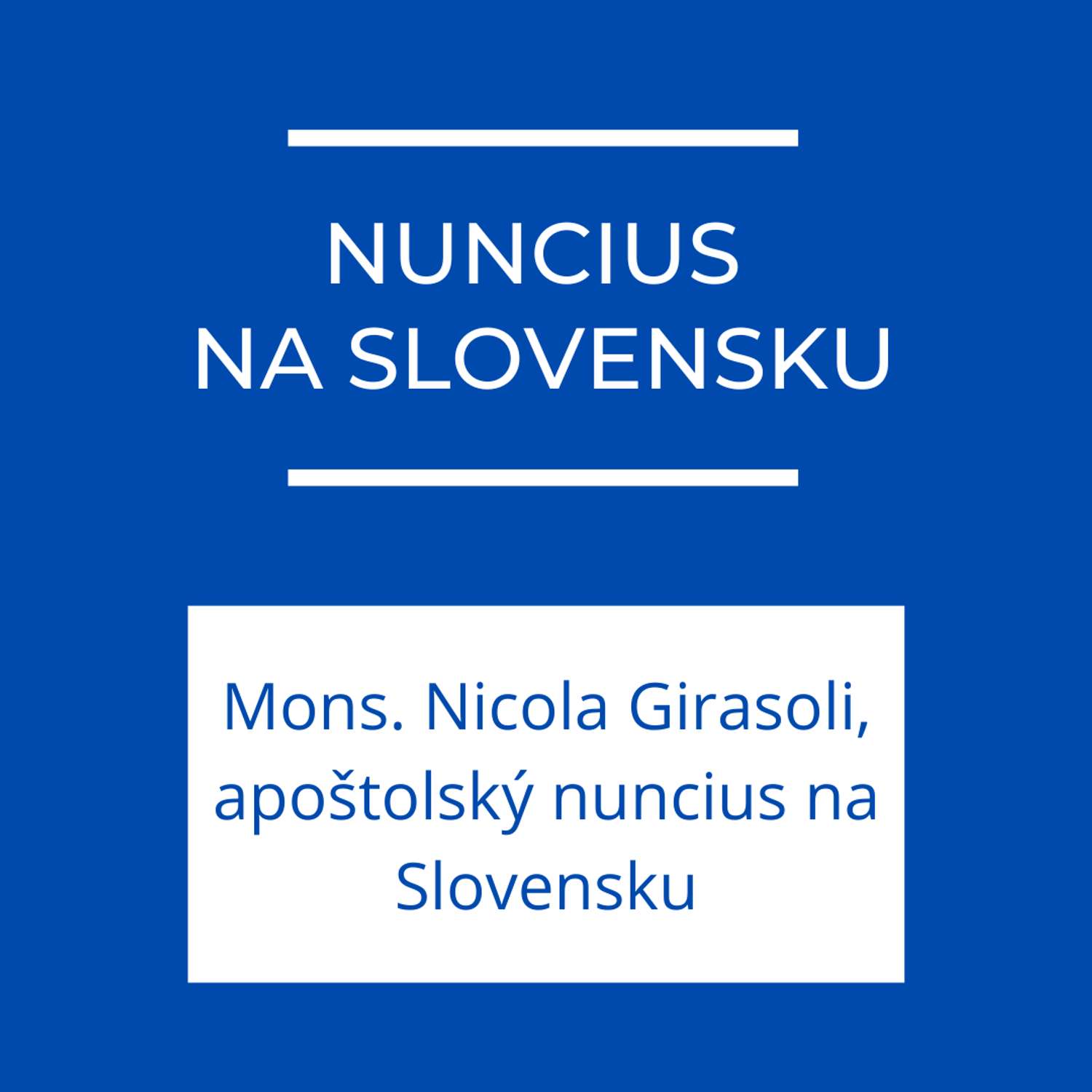 Nuncius na Slovenskub