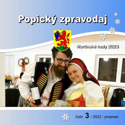 Popický zpravodaj - Číslo 3/2023 - Prosinec